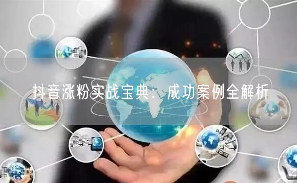 抖音涨粉实战宝典:成功案例全解析